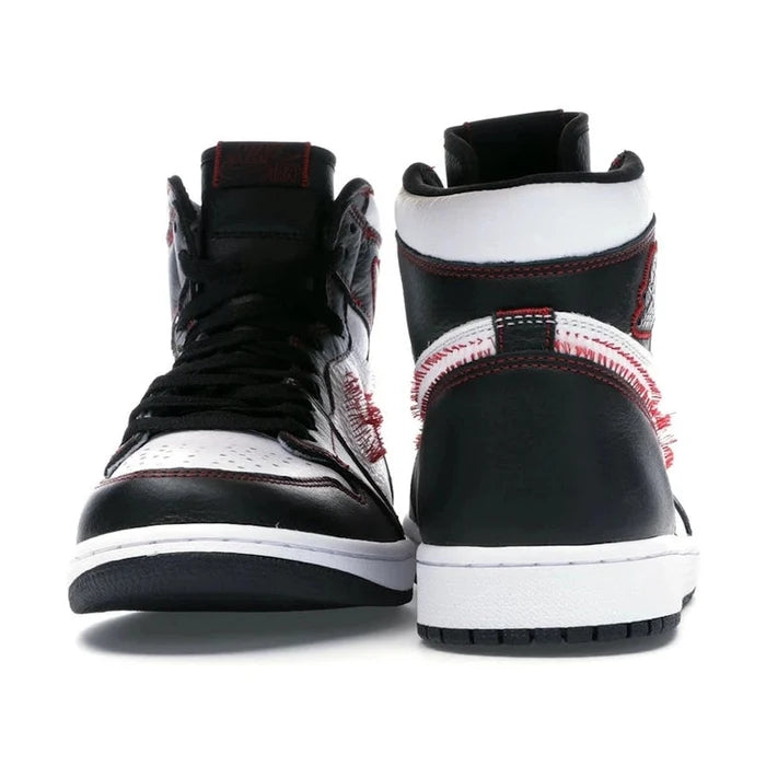 Jordan 1 Retro High Defiant White Black Gym Red