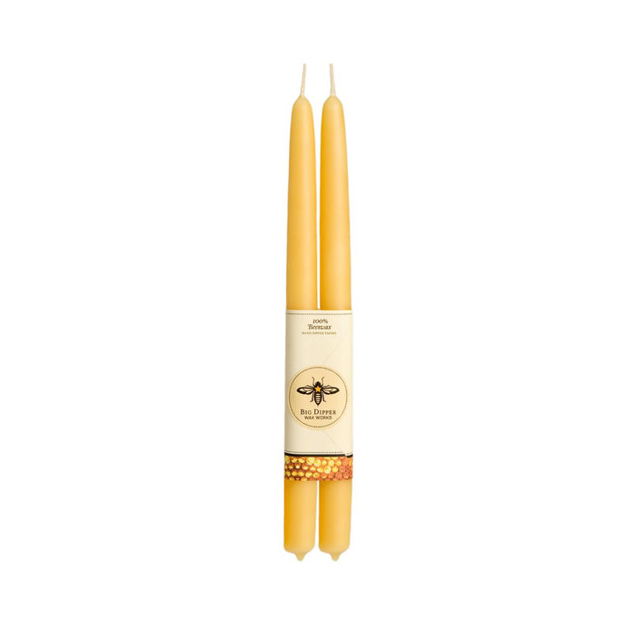 100% Pure Beeswax Tapers: Pumpkin