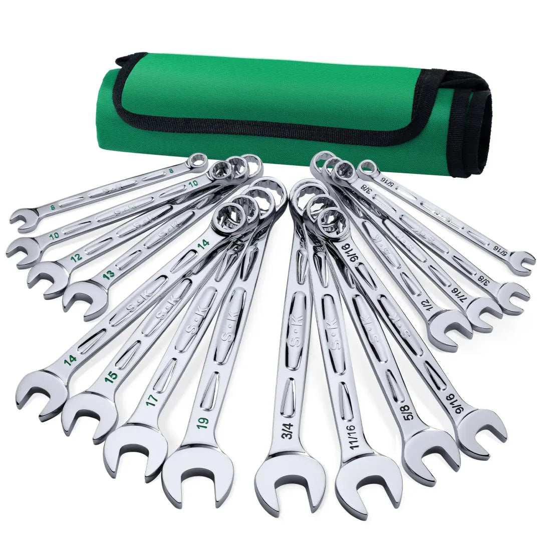 SK Combination Wrench Set,SAE & Metric