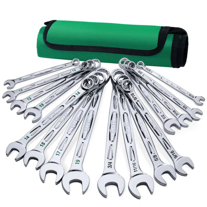 SK Combination Wrench Set,SAE & Metric