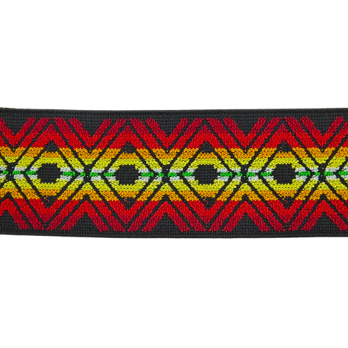 2 Meter | Vibrant Color Chenille Jacquard Elastic