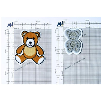 2 Patch of Teddy Bear and Lion