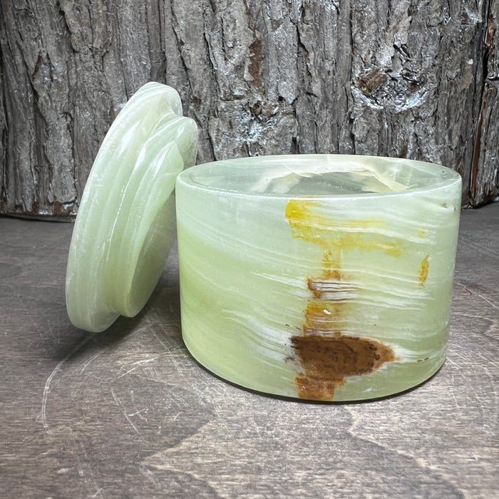 2.5" Green Onyx Jar