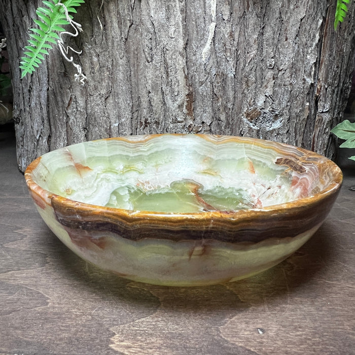 6" Green Onyx Bowl