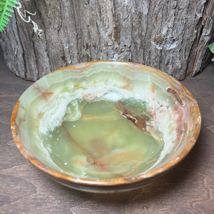 6" Green Onyx Bowl