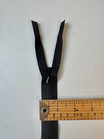 60cm/23.5inch YKK Black Wide Invisible Zip