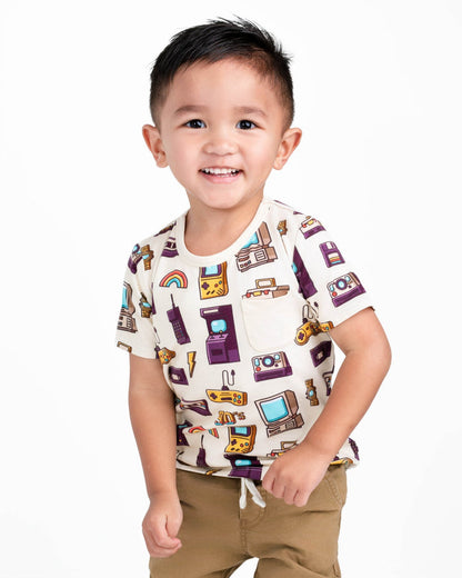 90's Retro Kids' Short Sleeve T-shirt - Jammie Session