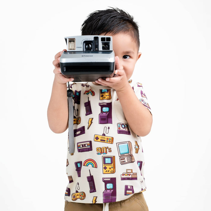 90's Retro Kids' Short Sleeve T-shirt - Jammie Session