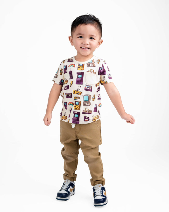 90's Retro Kids' Short Sleeve T-shirt - Jammie Session