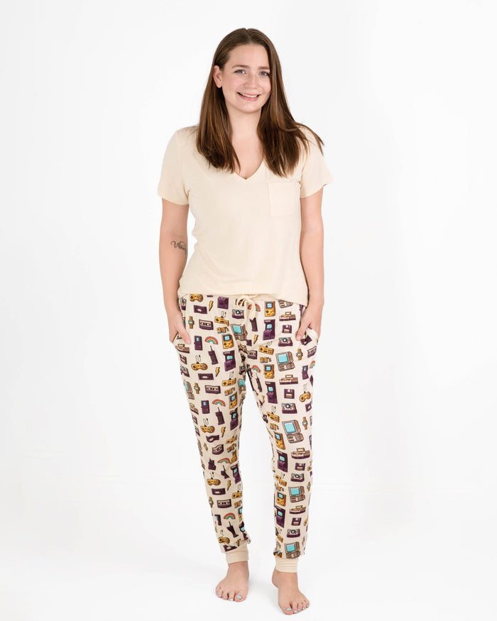 90's Retro Women's Jogger Pants - Jammie Session