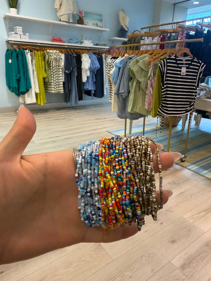 dainty beaded bracelete 12 pack