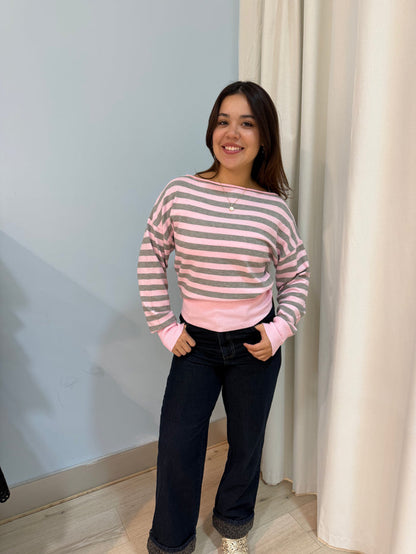 boat neck sweater