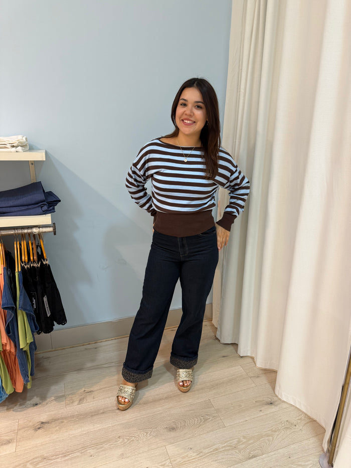 boat neck sweater