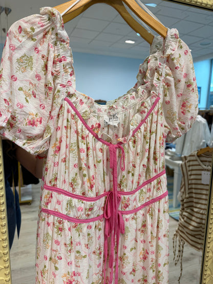 plus size floral maxi dress
