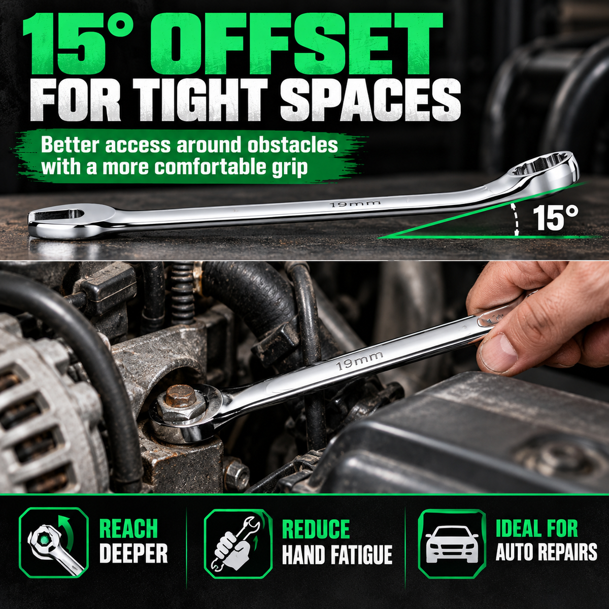 SK Combination Wrench Set,SAE & Metric