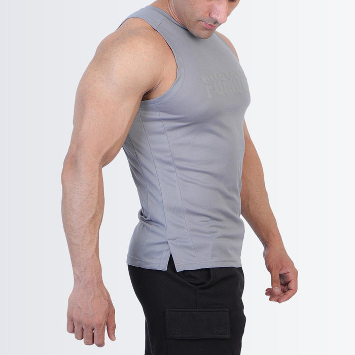 Action Mesh Baller Grey Tanktop