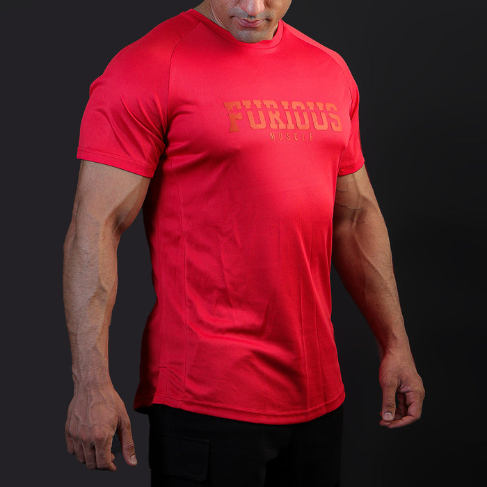 Action Mesh Red T-Shirt