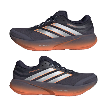adidas Men's Supernova Solution 3 Running Shoes in Aurora Onix/silver met./Lucid Orange SS26