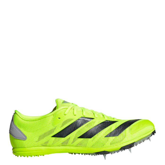 adidas Unisex Adizero XCS Cross Country Spikes in Lucid Lemon/Core Black/Halo Silver AW25