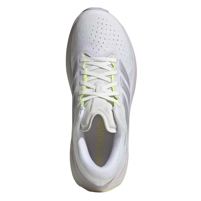 adidas Women's Supernova Rise 3 Running Shoes in Crystal White/Silver Met./Purple Tint AW26