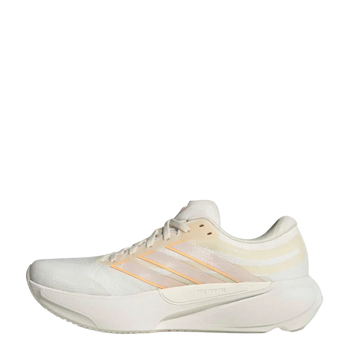 adidas Women's Supernova Solution 3 Running Shoes in Chalk White/Acid Orange/Wonder Quartz AW26