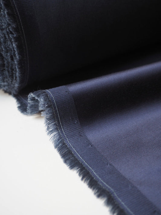Aegean Blue Cotton/Viscose Satin