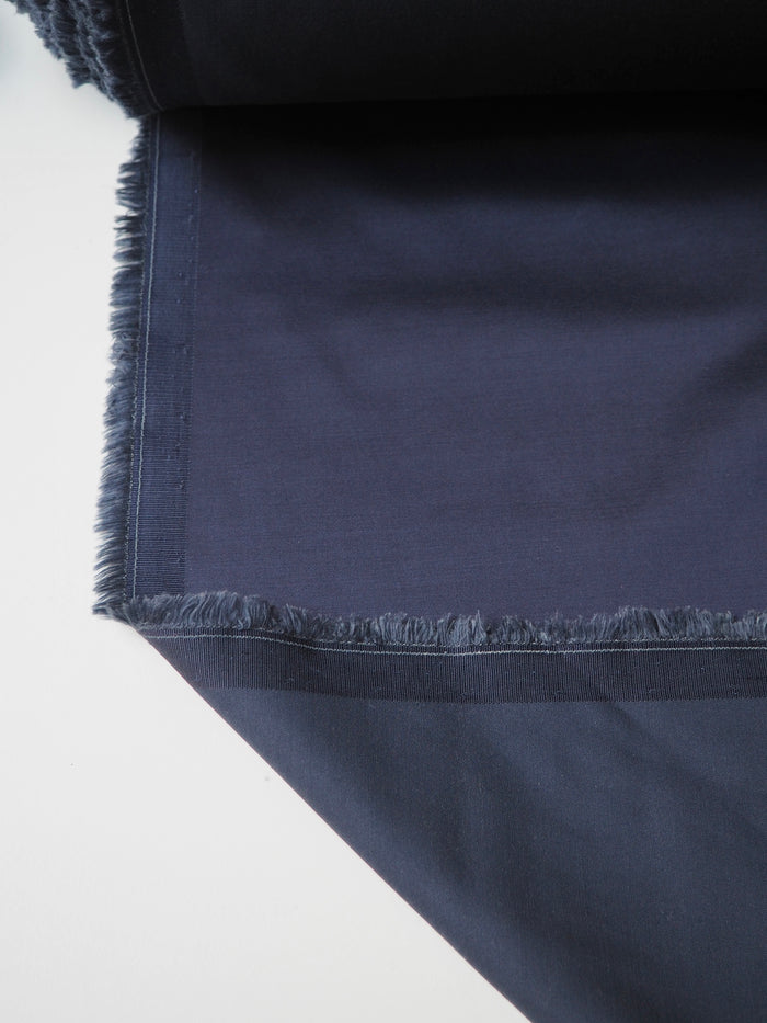 Aegean Blue Cotton/Viscose Satin