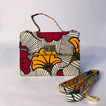 African print handmade handbags