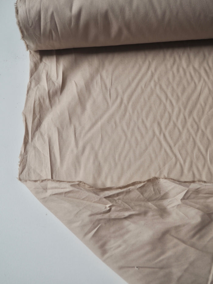 Almond Cotton Poplin