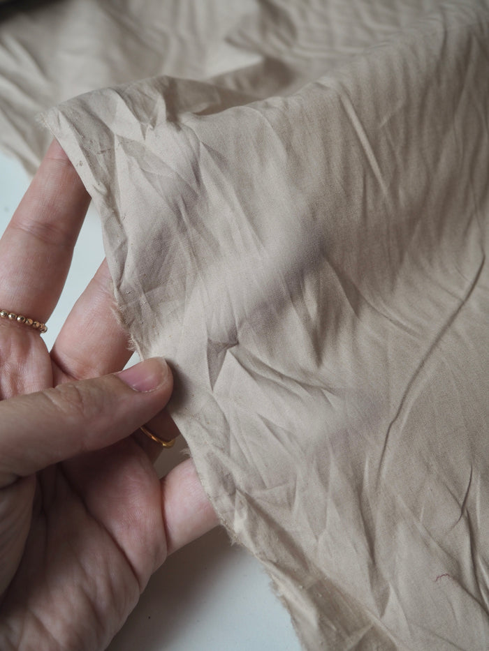 Almond Cotton Poplin
