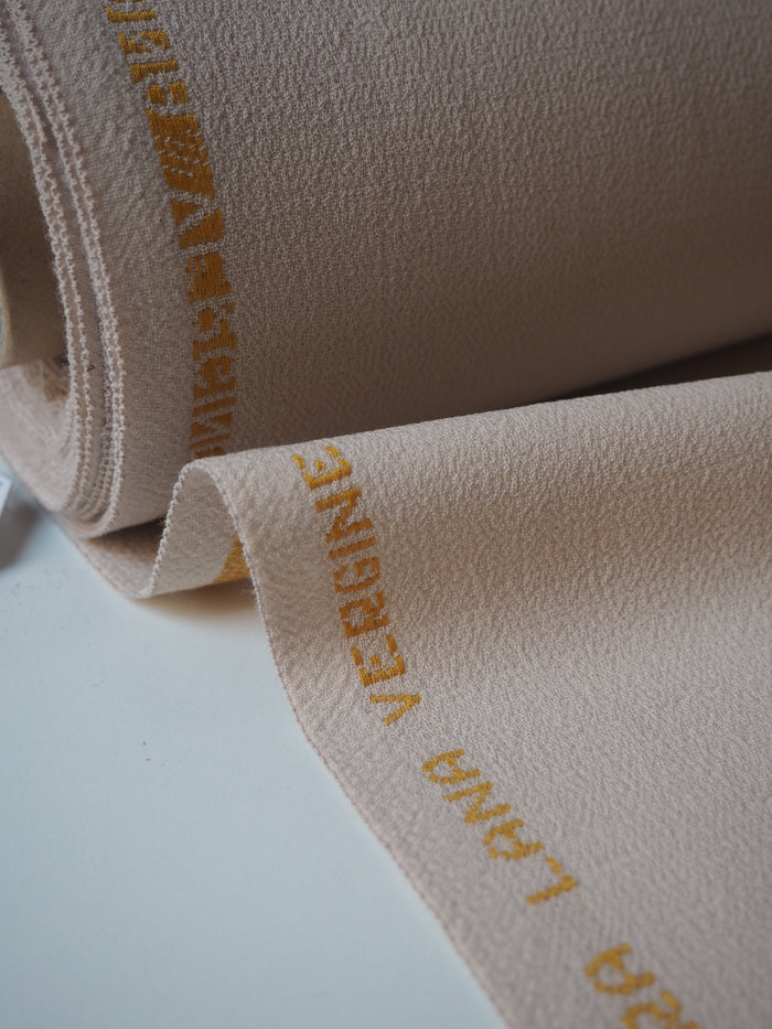 Almond Double Wool Crepe