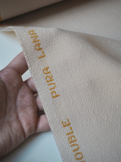 Almond Double Wool Crepe