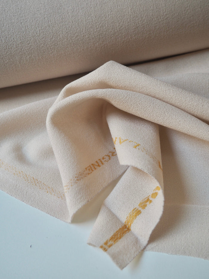 Almond Wool Crepe