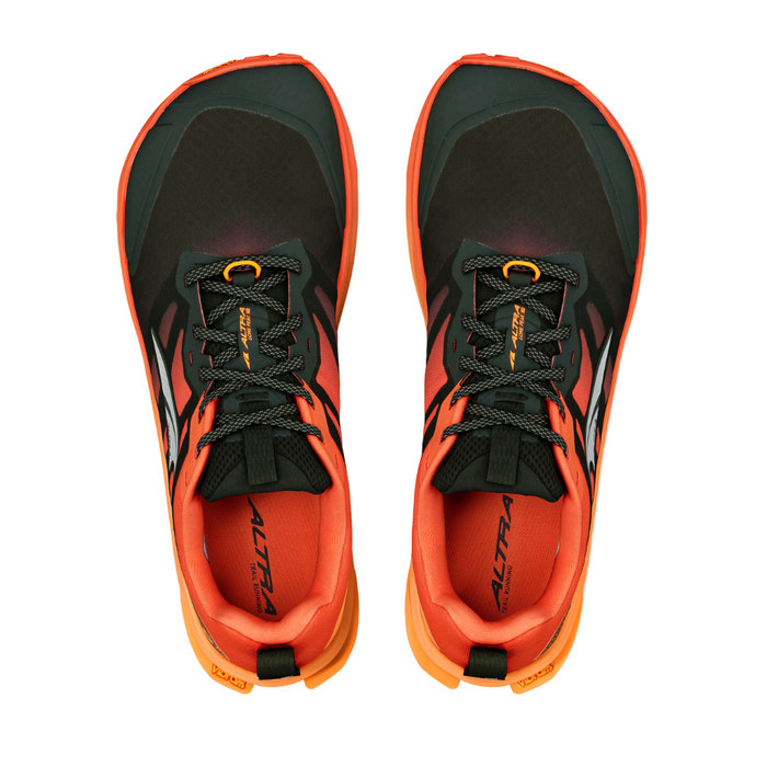 Altra Men's Lone Peak 9+ Trail Running Shoes in Black/Orange SS26