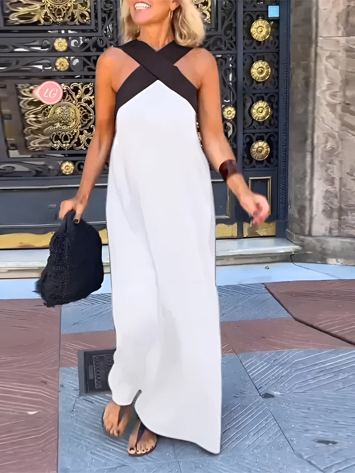 Amara | Elegant Long Sleeve Maxi Dress