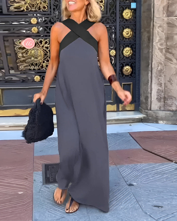 Amara | Elegant Long Sleeve Maxi Dress