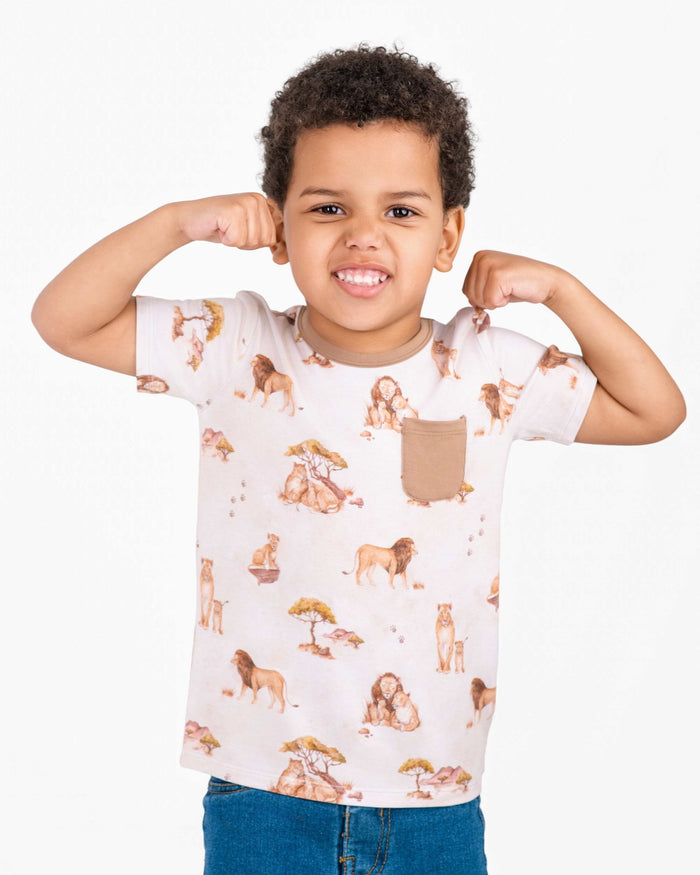 Ari (Lion) TENCEL‚Ñ¢ Modal Short Sleeve T-shirt - Jammie Session