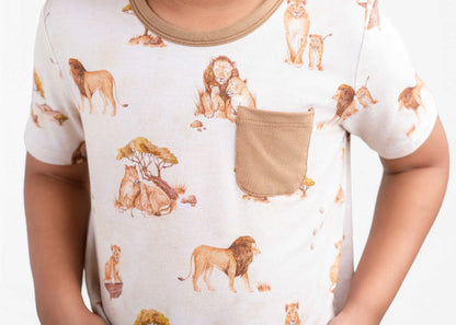 Ari (Lion) TENCEL‚Ñ¢ Modal Short Sleeve T-shirt - Jammie Session