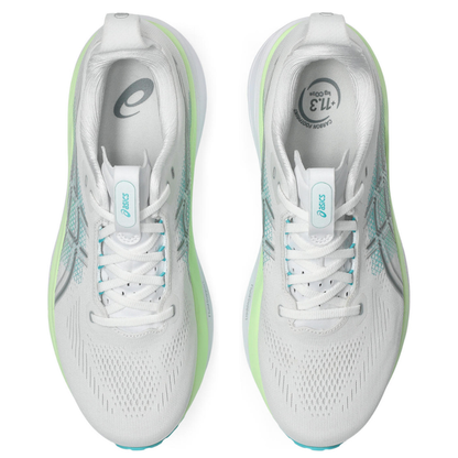 ASICS Men's GEL-KAYANO 33 Running Shoes in White/Energy Aqua AW26