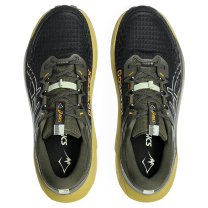 ASICS Men's GEL-TRABUCO 13 GTX Trail Running Shoes in Black/Whisper Green AW25