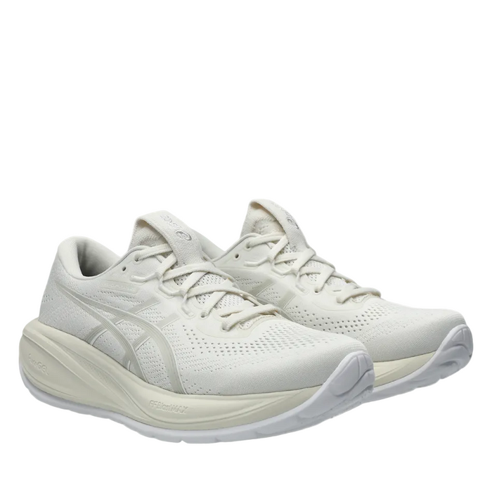 ASICS Women's GEL-CUMULUS 28 Running Shoes in Cream/Glacier Grey AW26