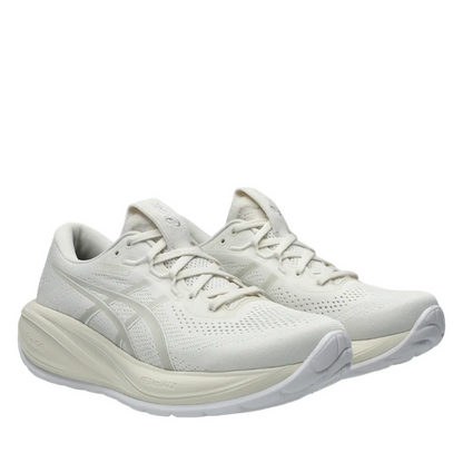 ASICS Women's GEL-CUMULUS 28 Running Shoes in Cream/Glacier Grey AW26