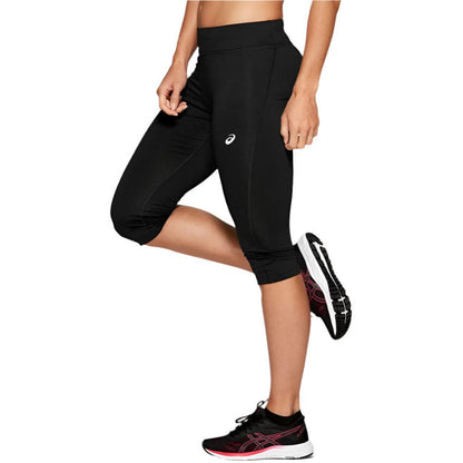 ASICS Clothing Asics Women's Silver Knee Tight Black AW20 - Up and Running