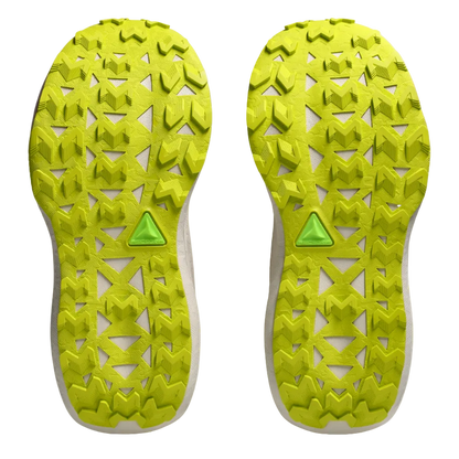 ASICS Women's TRABUCO MAX 5 Trail Running Shoes in Mineral Beige/Aurora Green, outsole