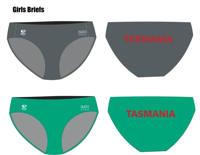 ATAS Girls Racing Brief - Grey