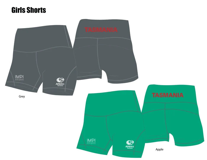 ATAS High Waist Bike Shorts - Apple Green