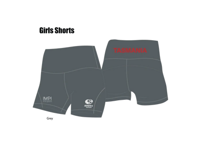 ATAS High Waist Bike Shorts - Grey
