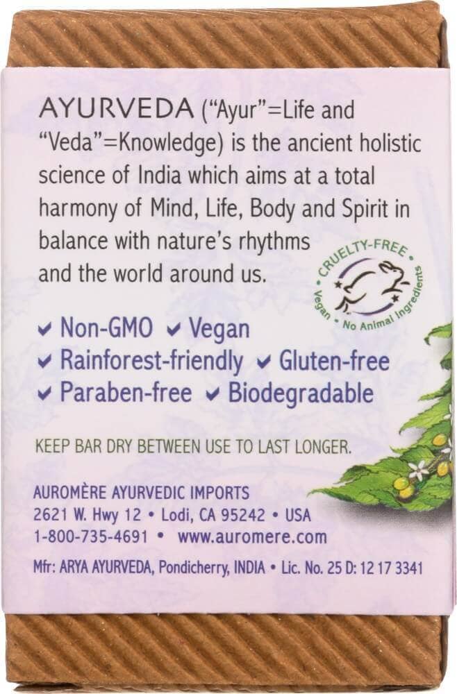 Auromere Himalayan Rose Ayurvedic Soap