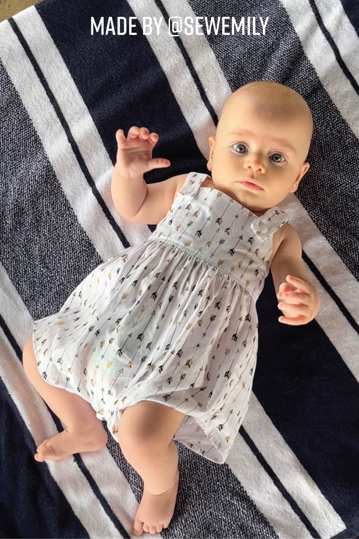 Baby Back to Front Dress & Romper Sewing Pattern