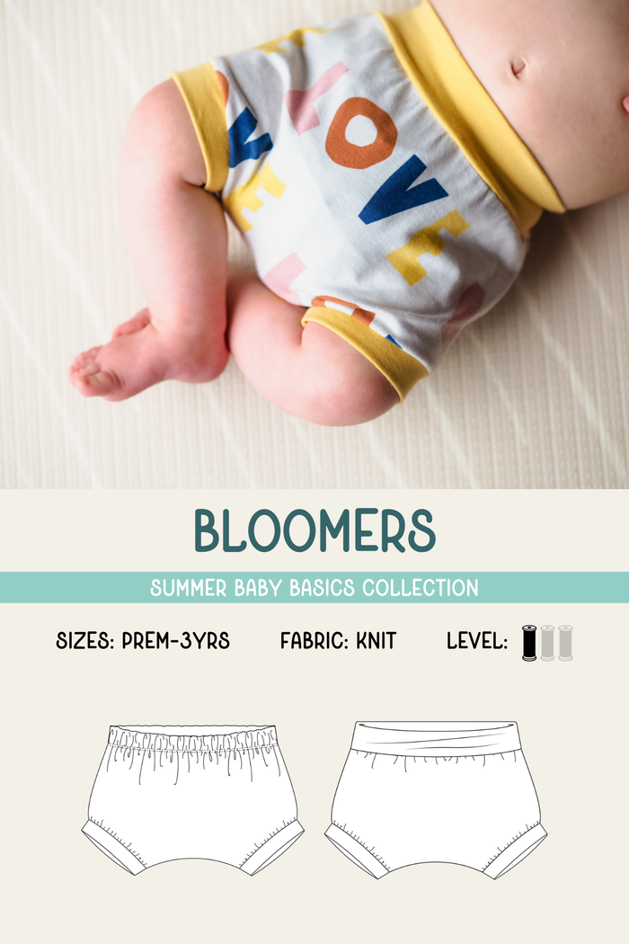 Baby Basics - Knit - Bloomers Sewing Pattern